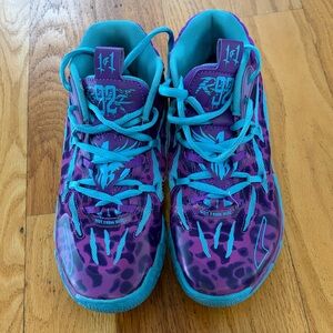 Puma Kids Purple and Teal Sneakers - Youth Athletic Shoes